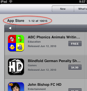 �O����(y��ng)���̵ꔵ(sh��)��(j��)�@ʾ��iPad��(y��ng)���ѽ�(j��ng)ͻ��1�f��